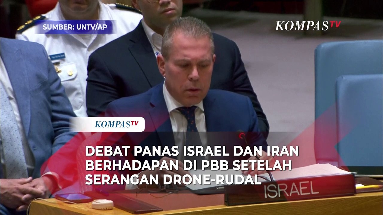 Debat Panas Israel dan Iran Berhadapan di PBB Setelah Serangan Drone-Rudal