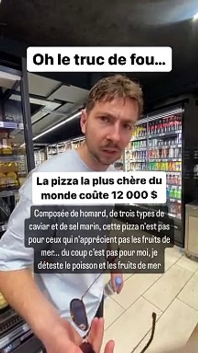 Le Prix Choquant de la PIZZA le Plus Cher du Monde ! (Exclusivité Dailymotion)