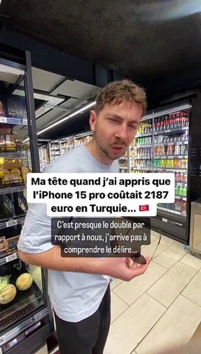 Le Prix Choquant de l'iPhone 15 Pro en Turquie ! (Exclusivité Dailymotion)