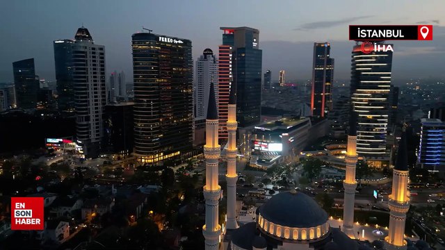 Göz kamaştıran Barbaros Hayrettin Paşa Camii böyle görüntülendi
