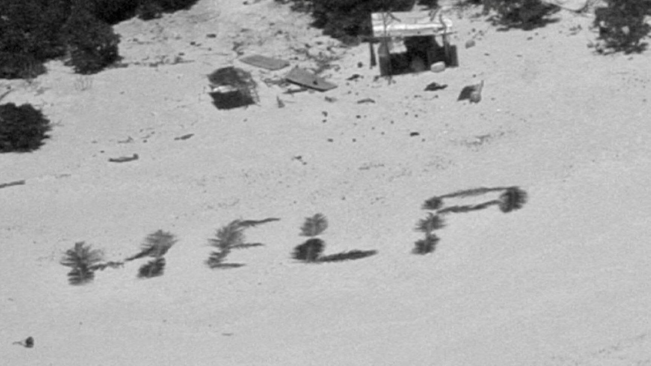 Hilferuf aus Palmwedeln: Gestrandete von einsamer Insel gerettet