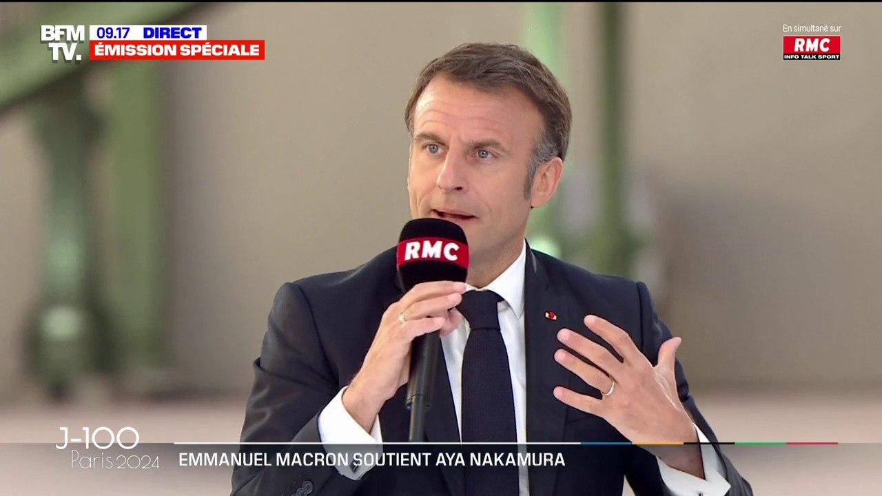 Emmanuel Macron dit "espérer" que la chanteuse...