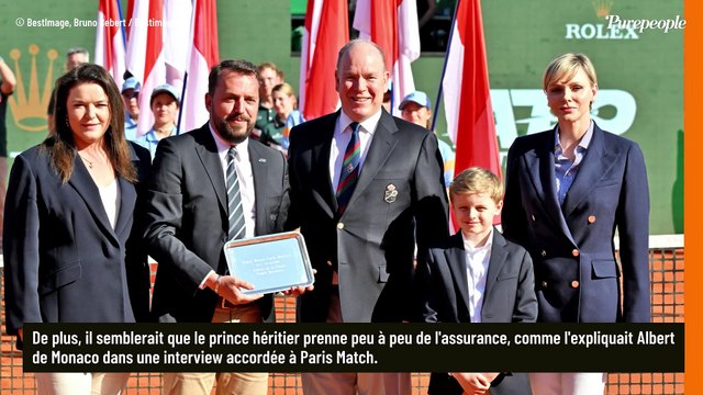 Jacques de Monaco, 9 ans et demi, a bien grandi ! Le fils d'Albert et Charlene élégant comme ses parents, sa soeur Gabriella absente