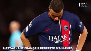 Kylian Mbappé regrette une partie de sa carrière au PSG