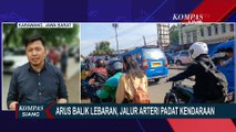 Jalur Arteri Pantura Padat Merayap, Begini Pantauan di Karawang dan Cirebon