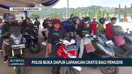Polisi Buka Dapur Lapangan Gratis Bagi Pemudik