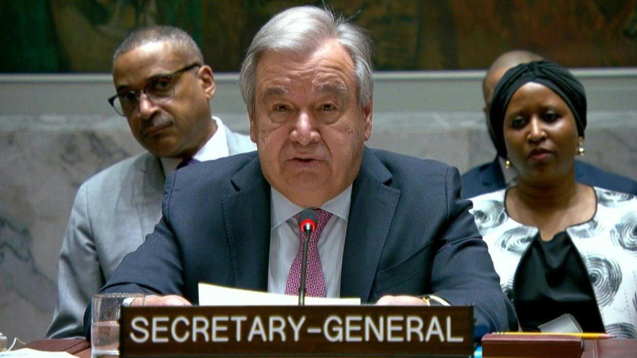 Nach Irans Angriff auf Israel: Guterres fordert 'maximale Zurückhaltung'