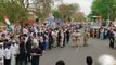 प्रियंका गांधी के रोड शो से पहले पुलिस की तैयारी