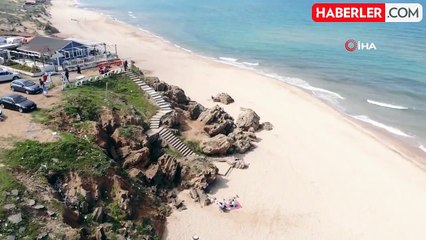 Dünya'da sadece 3 bölgede var: Boru kayaları Şile'de böyle görüntülendi