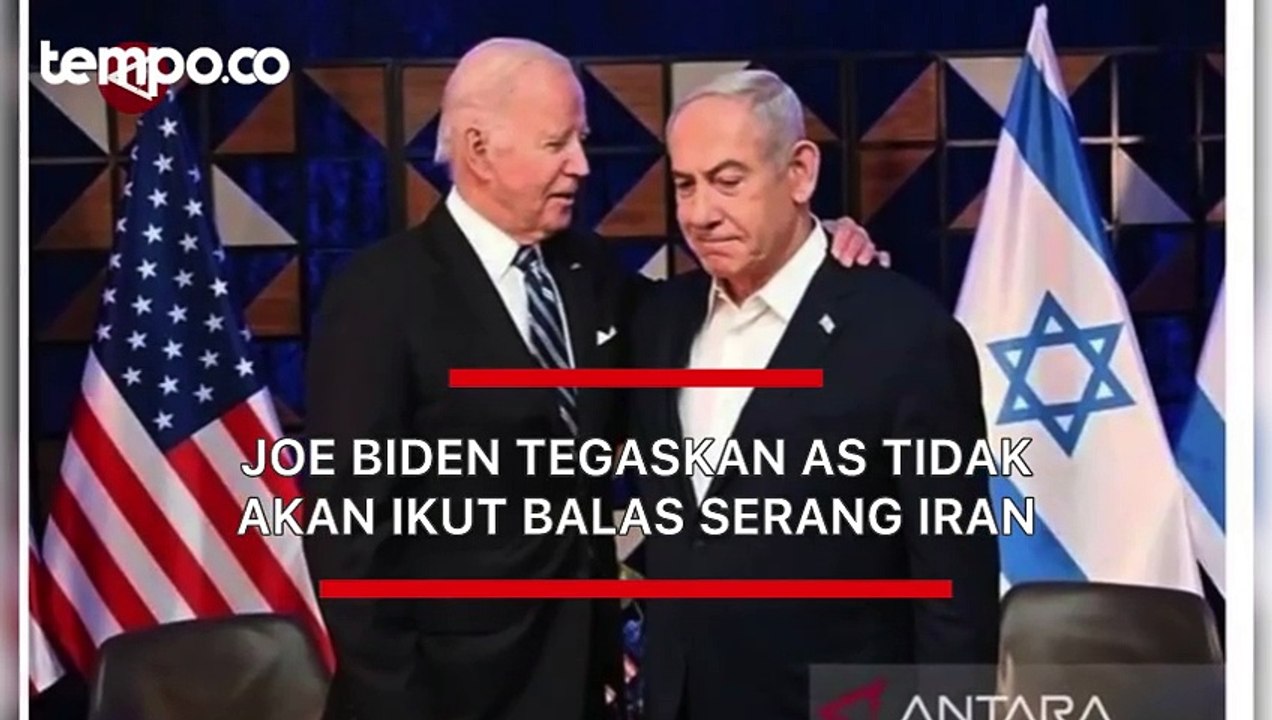 Joe Biden Tegaskan AS Tidak Akan Ikut Balas Serang Iran