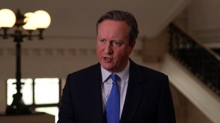 Lord Cameron condemns Iran's 'failed' attack on Israel