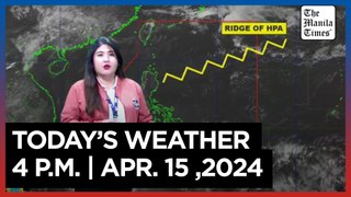 Today's Weather, 4 P.M. | Apr. 15, 2024