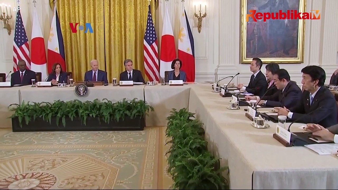 AS, Jepang dan Filipina Bertemu di Gedung Putih, Bahas Taktik Cina di Laut Cina Selatan