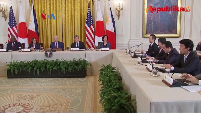 AS, Jepang dan Filipina Bertemu di Gedung Putih, Bahas Taktik Cina di Laut Cina Selatan