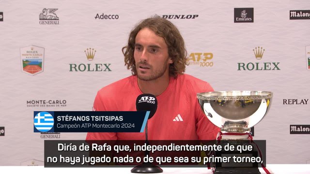 Tsisipas se rinde a Nadal