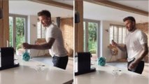 Il caffè? Beckham lo prepara così: trick impossibile!