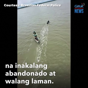 Bangkang tila abandonado, may kalunos-lunos palang laman | GMA Integrated Newsfeed