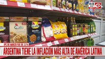 Argentina tiene la tasa de inflación más alta de América Latina