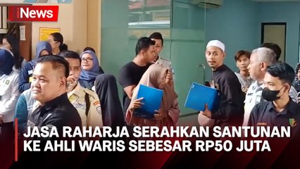 Jasa Raharja Serahkan Santunan ke Ahli Waris 12 Korban Kecelakaan Maut KM 58