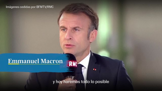 Macron sobre el ataque de Irán a Israel: Lo hemos condenado y hemos intervenido