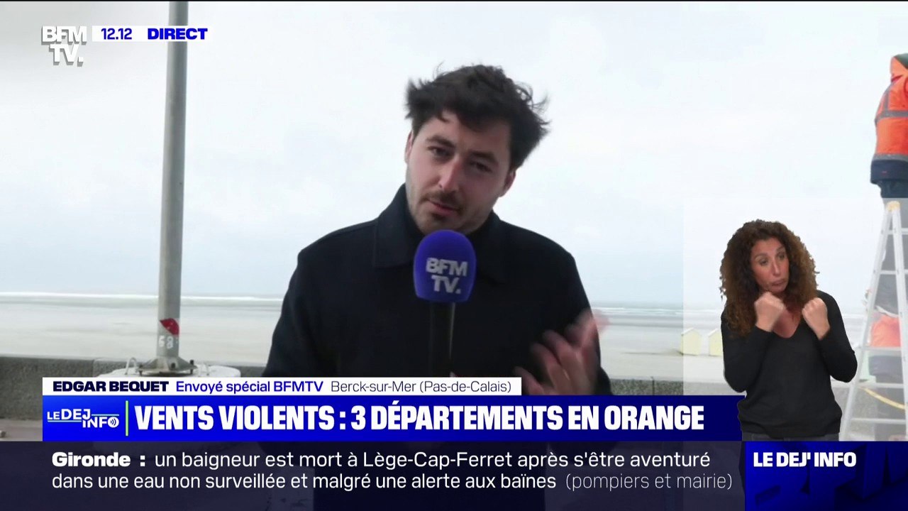 Vents violents: la  Somme, le Pas-de-Calais et...