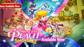 Princess Peach Showtime Official Peach in the Spotlight Trailer