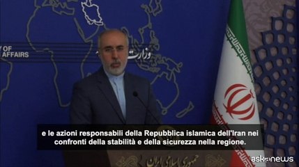 Iran esorta l'Occidente ad "apprezzare la moderazione" con Israele