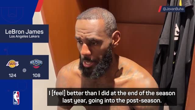 LeBron 'honoured' to have played 21 NBA seasons