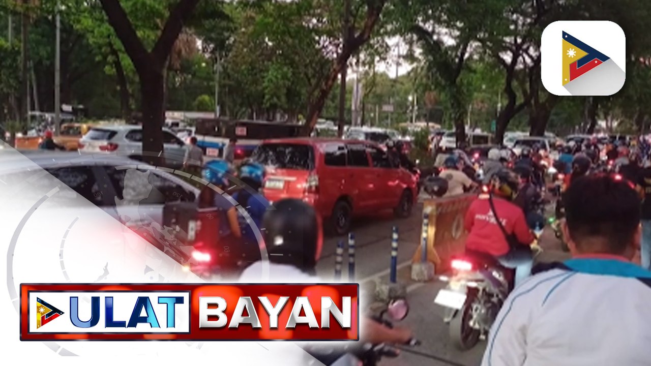 Trapiko sa East Avenue sa Quezon City, walang galawan