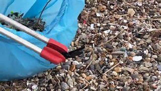 Tonnes of litter from illegal dump site ends up on beach