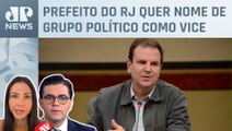 Eduardo Paes negocia apoio de aliados bolsonaristas; Amanda Klein e Cristiano Vilela comentam