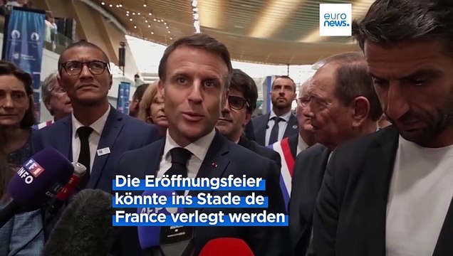 100 Tage vor Olympia: Fällt die Eröffnungsfeier ins Wasser?