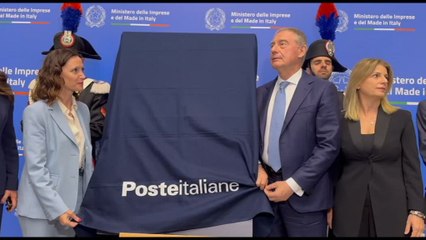 Urso presenta francobollo dedicato a Giornata del Made in Italy