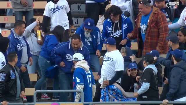 Watch Dodgers fan’s hidden ball trick on Machado’s homerun