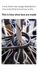 Making shoe  laces