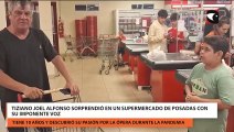 Tiziano Joel Alfonso sorprendió en un supermercado de posadas con su imponente voz