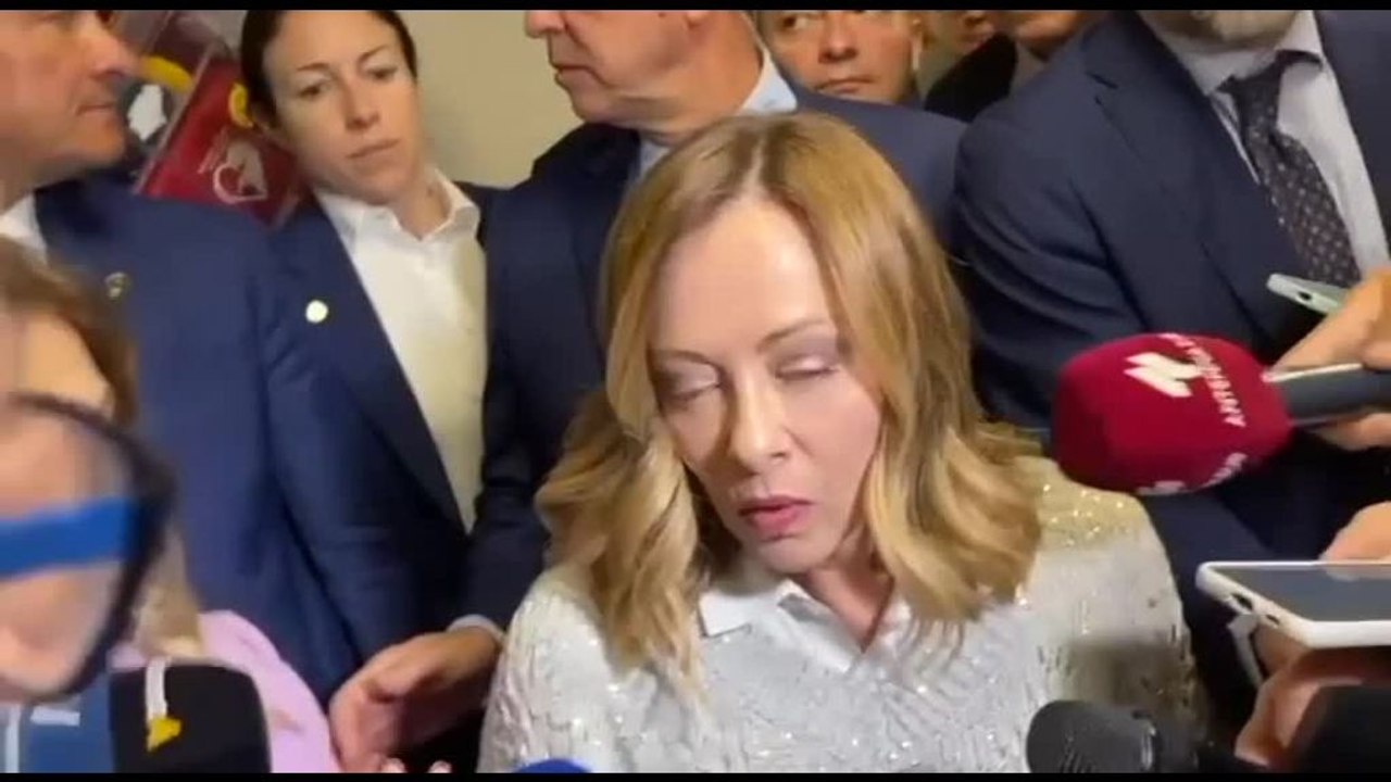 Meloni: impegno di tutti per evitare escalation in Medioriente