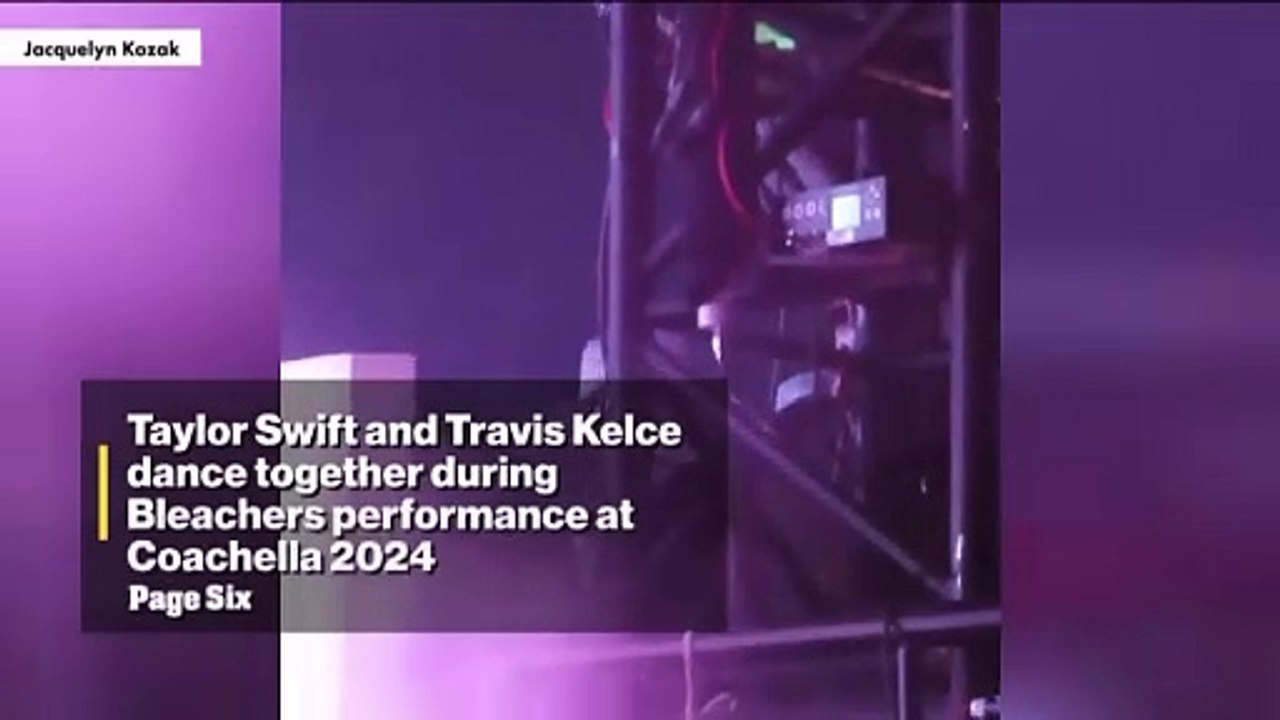 Taylor Swift, konserde sevgilisyle öpüşürken yakalandı