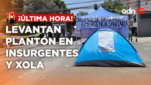 ¡Última Hora! Retiran plantón los vecinas de la Benito Juaréz sobre Insurgentes y Xola