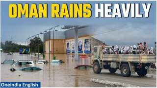 Oman: 13 Lives Lost as Heavy Rains Lash Causing Flash Floods, Vehicles Swept Away | Oneindia News