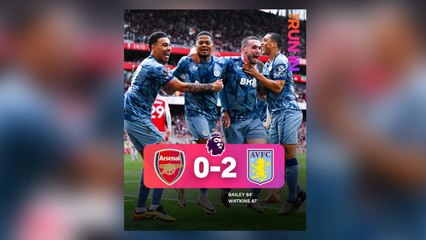 Aston Villa scupper Arsenal’s Premier League title charge with huge win at Emirates Stadium