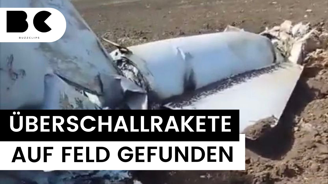 Donezk: Ukrainer findet russische Überschallrakete auf Feld