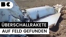 Donezk: Ukrainer findet russische Überschallrakete auf Feld
