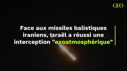 Tải video: Face aux missiles balistiques iraniens, Israël a réussi une interception 