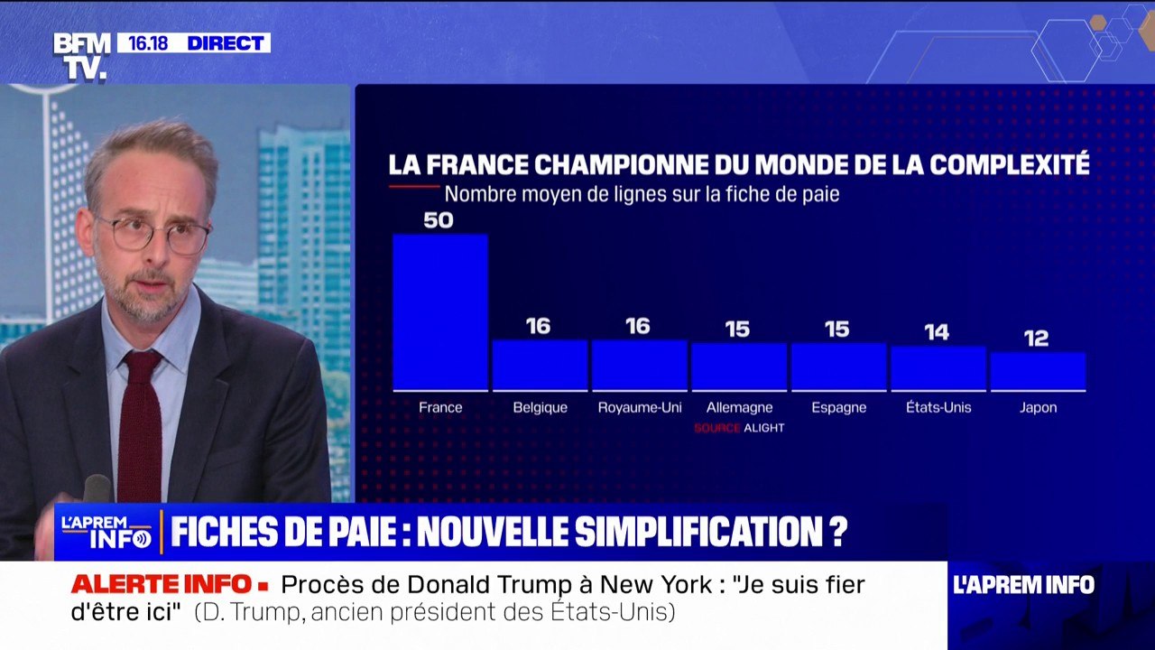 D'une cinquantaine à une trentaine de lignes: le gouvernement souhaite simplifier les fiches de paie