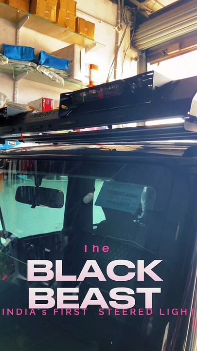 First Time Steered Light in Jimny #jimny #modified