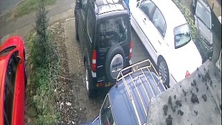 Kettering e-scooter crash caught on CCTV