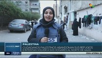 Palestinos intentan volver a sus hogares al norte de Gaza