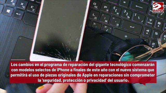 Amplía Apple opciones de reparación admitiendo piezas originales usadas