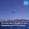 Des Canadair s'exercent sur la Côte d'Azur, et c'est spectaculaire